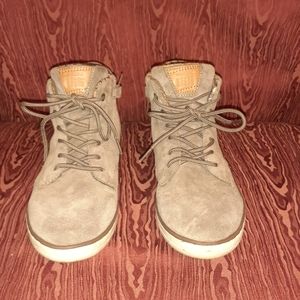 GEOX BROWN SUEDE UPPER WITH FABRIC MEN'S SIZE 7